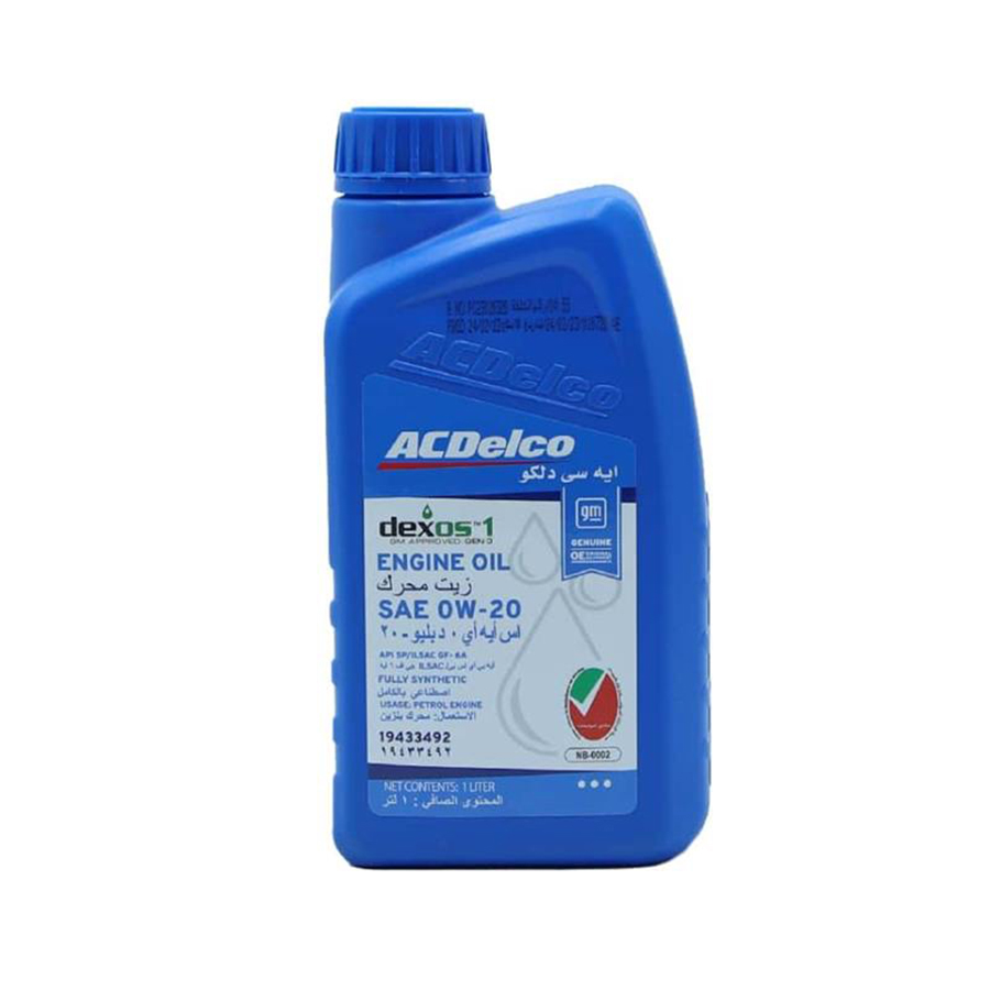 ACDelco Dexos1 Gen 3 0W-20 Full Synthetic Engine Oil – 1 Litre (GM OEM)