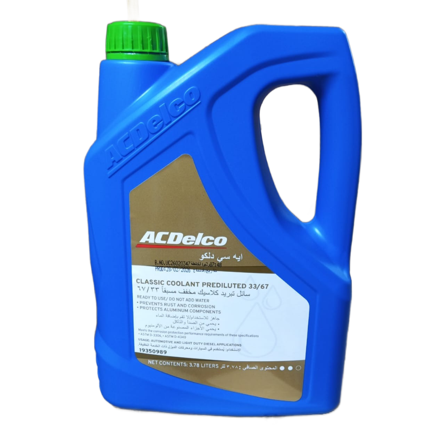 AC DELCO COOLANT(G) 33% 6*4(989)