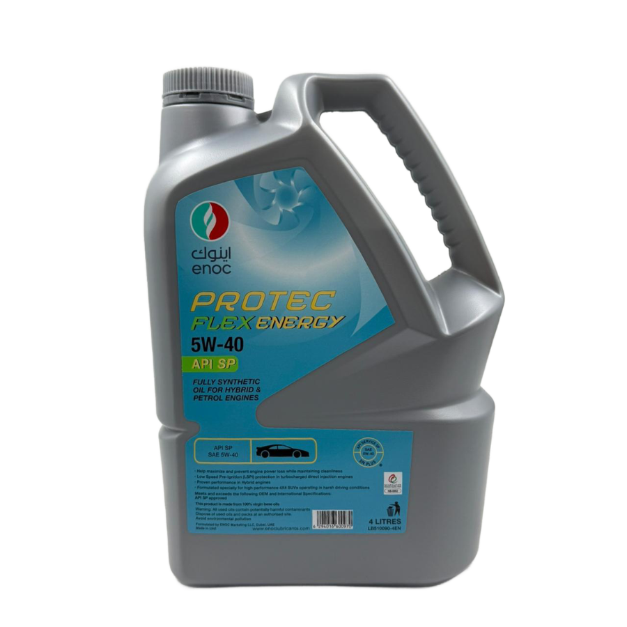 ENOC Protec Flex Energy 5W-40 Fully Synthetic Engine Oil