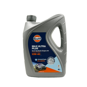 Gulf MAX Ultra Plus 10W-40 Engine Oil (Semi-Synthetic, API SN)